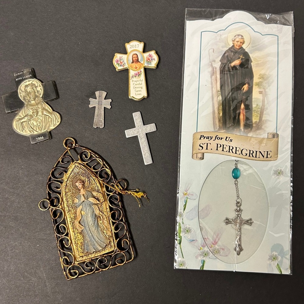 Unbranded Religious Devotional Good Catholic Crosses Lot